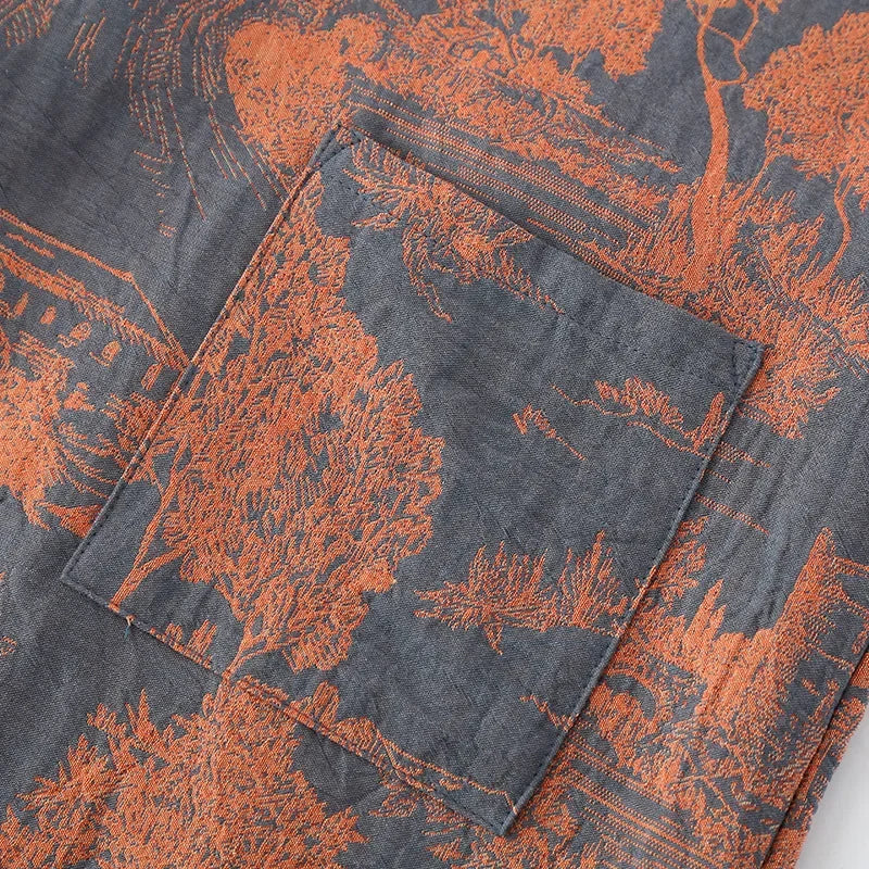 Herren Kimono-Robe Fuchu aus Baumwolle – Bild 5