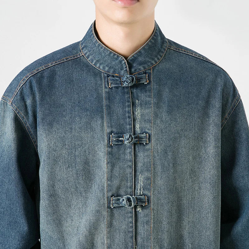 Asiatische Jeansjacke Chomato (2 Farben)