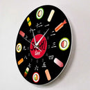 Wanduhr Hokona. Japanischer Art.