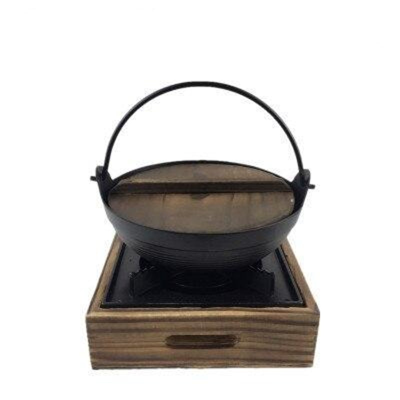 Sukiyaki Topf- und Herd-Set Biei (4 Größen) – 6 Rund M +Ständer