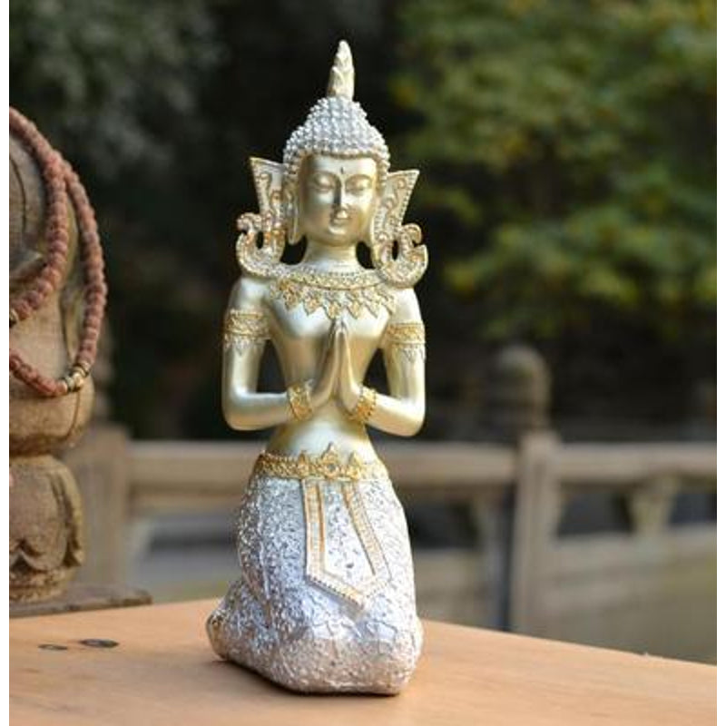 Kreative Thai Buddha Statue Aino – Silber