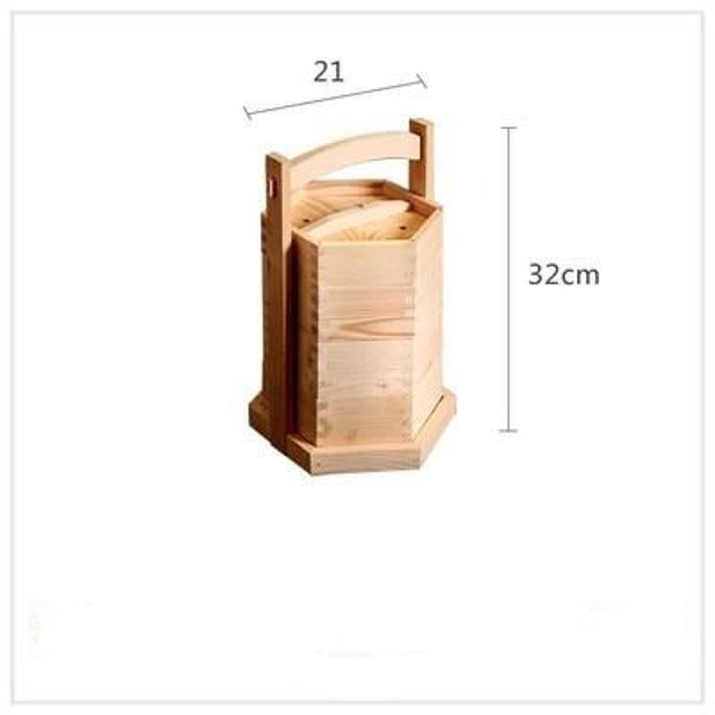 Chinesischer Bambusdampfer Wutai (2 Größen) – 21x32cm