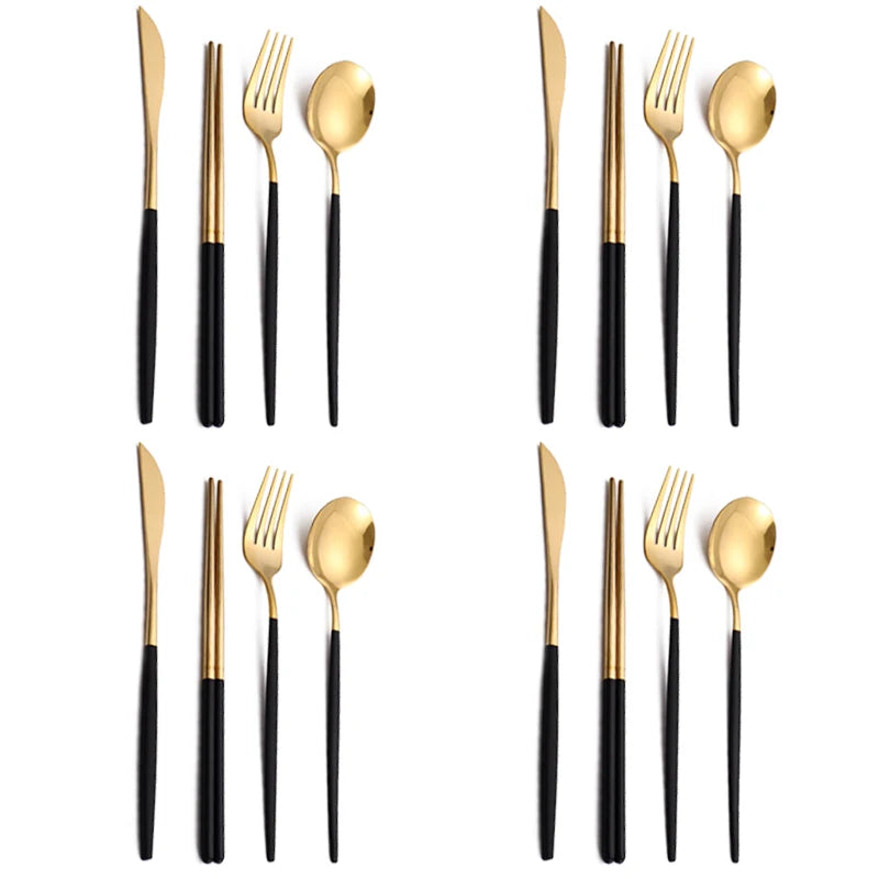 Edelstahl-Besteckset Masaye im koreanischen Stil