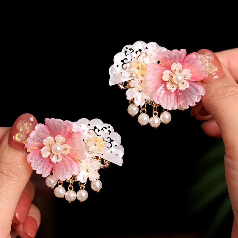 Kanzashi Haarspange Fugoppe (4 Farben)