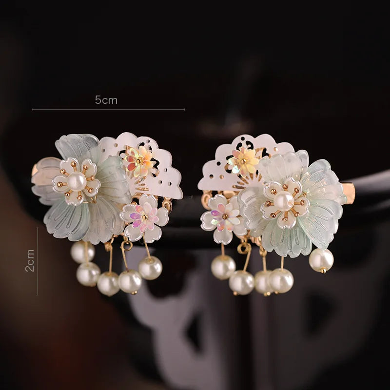 Kanzashi Haarspange Fugoppe (4 Farben)