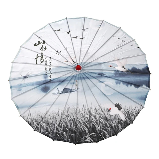 Chinesischer Sonnenschirm Ikigai (3 Farben)