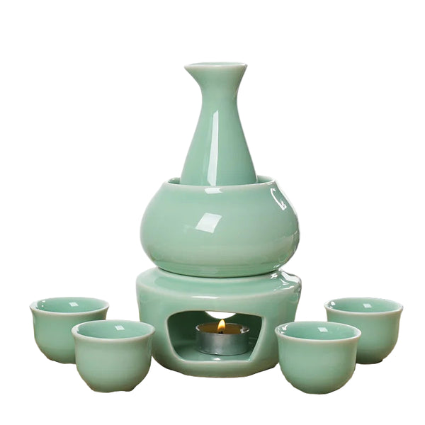 Sake Sets Rakusai (4 Farben)