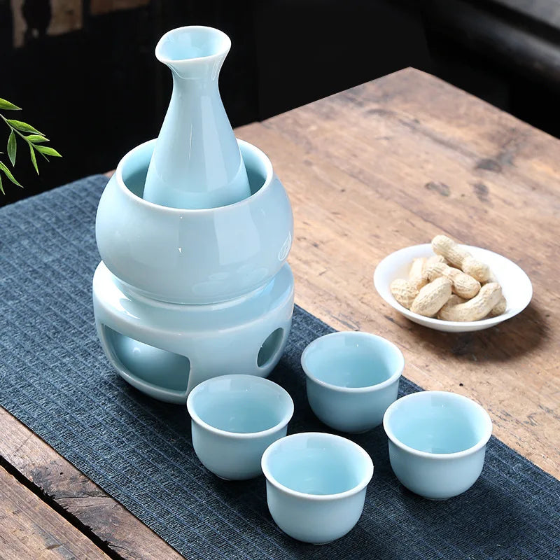 Sake Sets Rakusai (4 Farben)