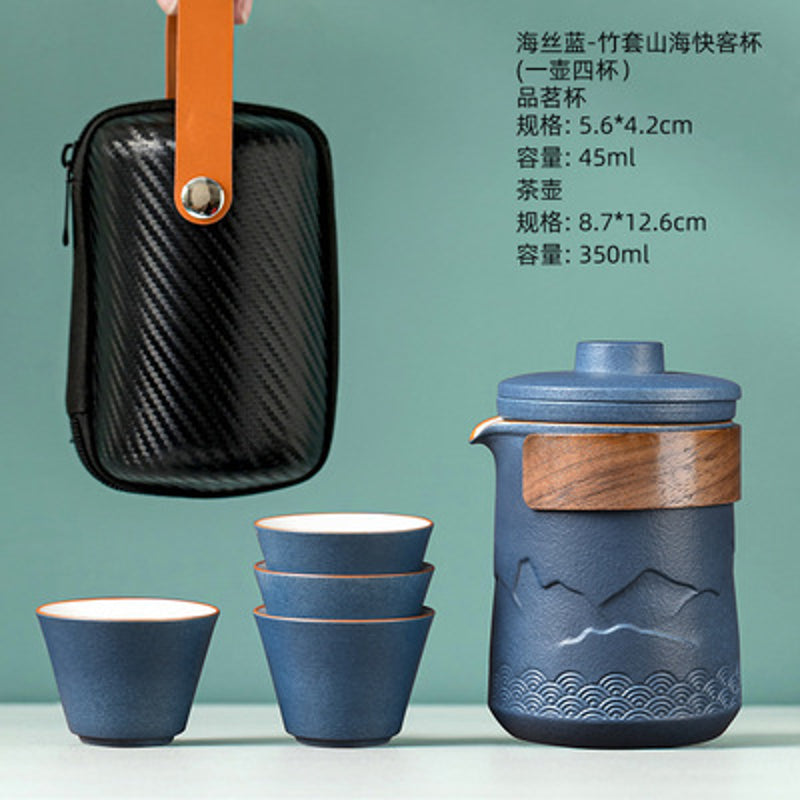 Tee Set Hōō (4 Farben) – Blau