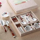 Geschirr Set Hinoki (4 Farben)