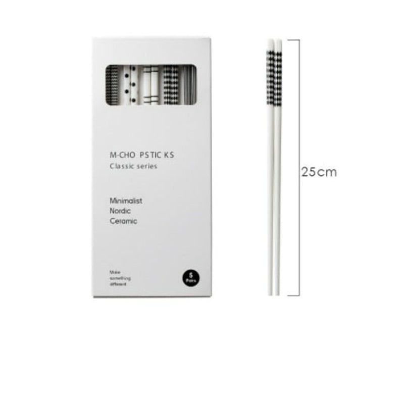 Keramik Essstäbchen Set Mochiri (3 Modelle) – C