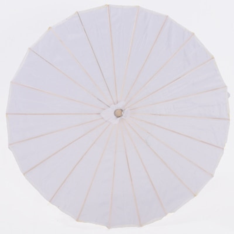 Asiatischer Sonnenschirm Ageda (3 Farben) – Weiss