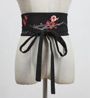 Bestickter Obi-Gürtel Tsundoku ( 4 Farben)