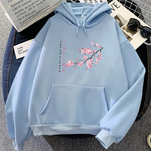 Damen Sweatshirt mit Kapuze Kairakuren (12 Farben)