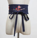 Bestickter Obi-Gürtel Tsundoku ( 4 Farben)