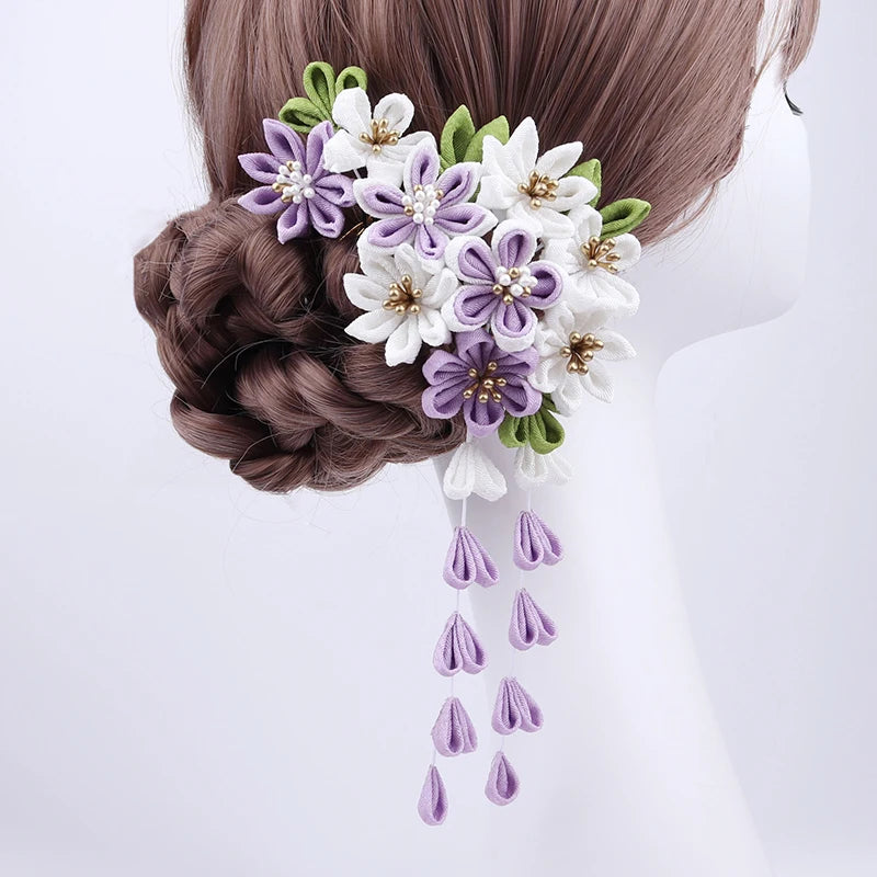 Kanzashi Haarclip Kōya (4 Farben)
