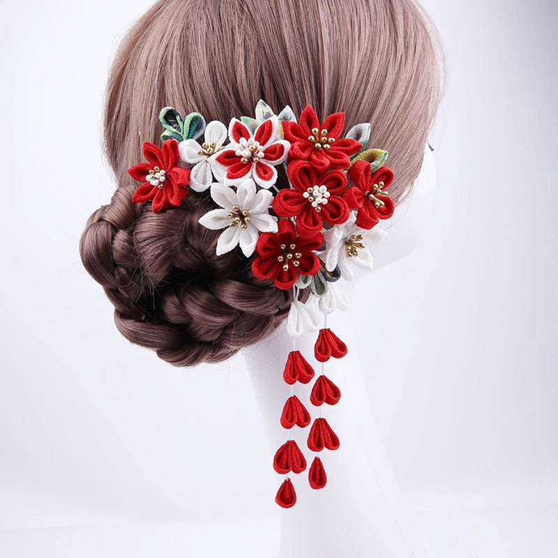 Kanzashi Haarclip Kōya (4 Farben)