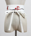 Bestickter Obi-Gürtel Tsundoku ( 4 Farben)