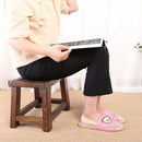 Antike Holz Hocker Morita