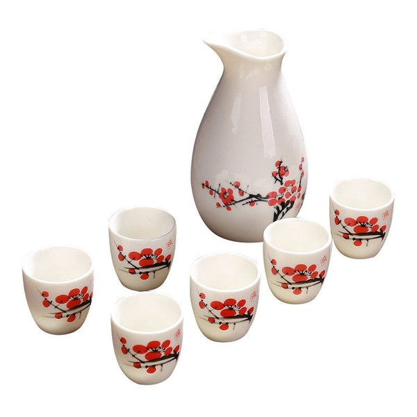 Sake Set Ibigawa (4 Farben)