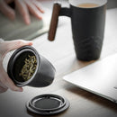 Keramik Teetasse mit Filter Hijoka (2 Farben)