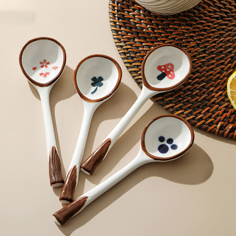 Keramik Suppenlöffel Yasuda (5 Farben)