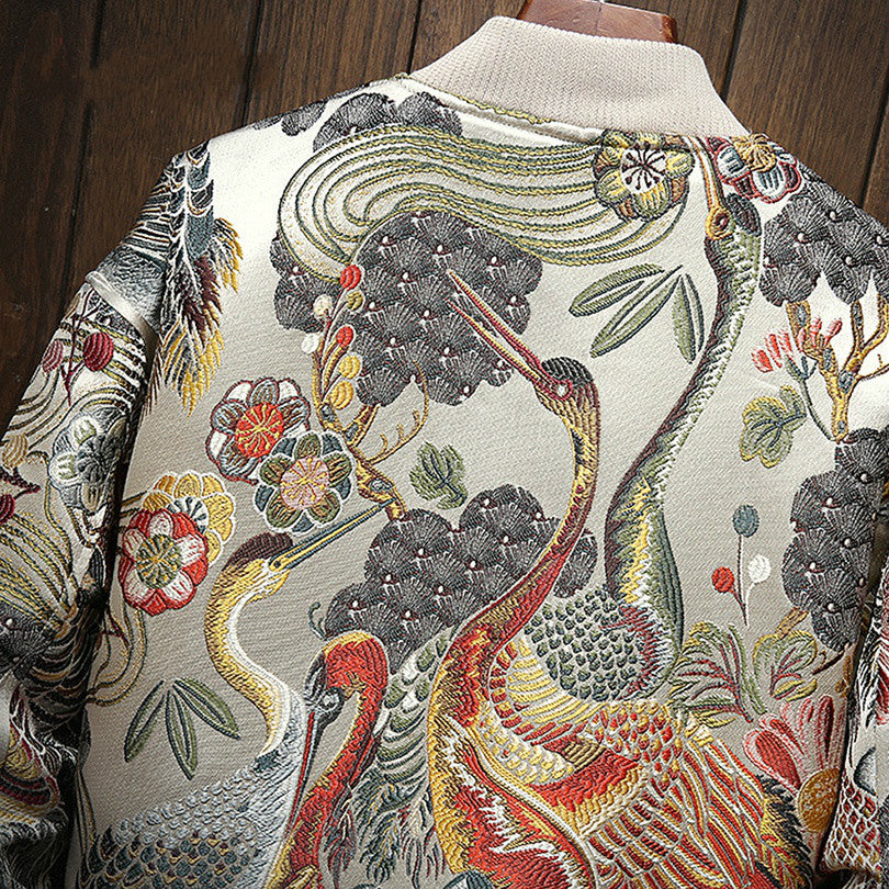 Bestickte Herren Jacke Kawano im japanischen Stil – Bild 4