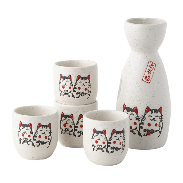 Sake Set Hamogawa (4 Farben)