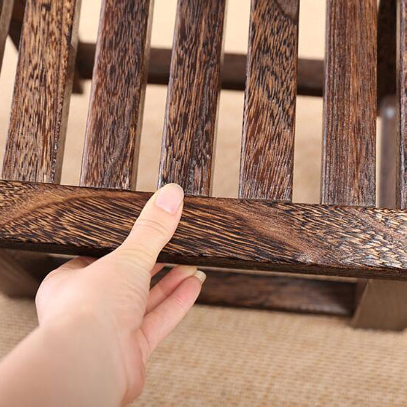 Antike Holz Hocker Morita