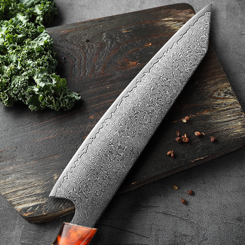 Kiritsuke Damastmesser Kyusui.