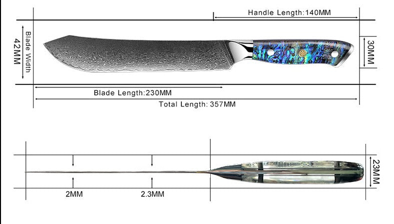 Damaskus Küchenmesser Dezaki