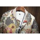 Bestickte Herren Jacke Kawano