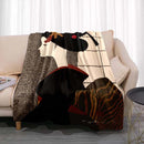 Flanelldecke Hotta (4 Farben und 5 Größen)