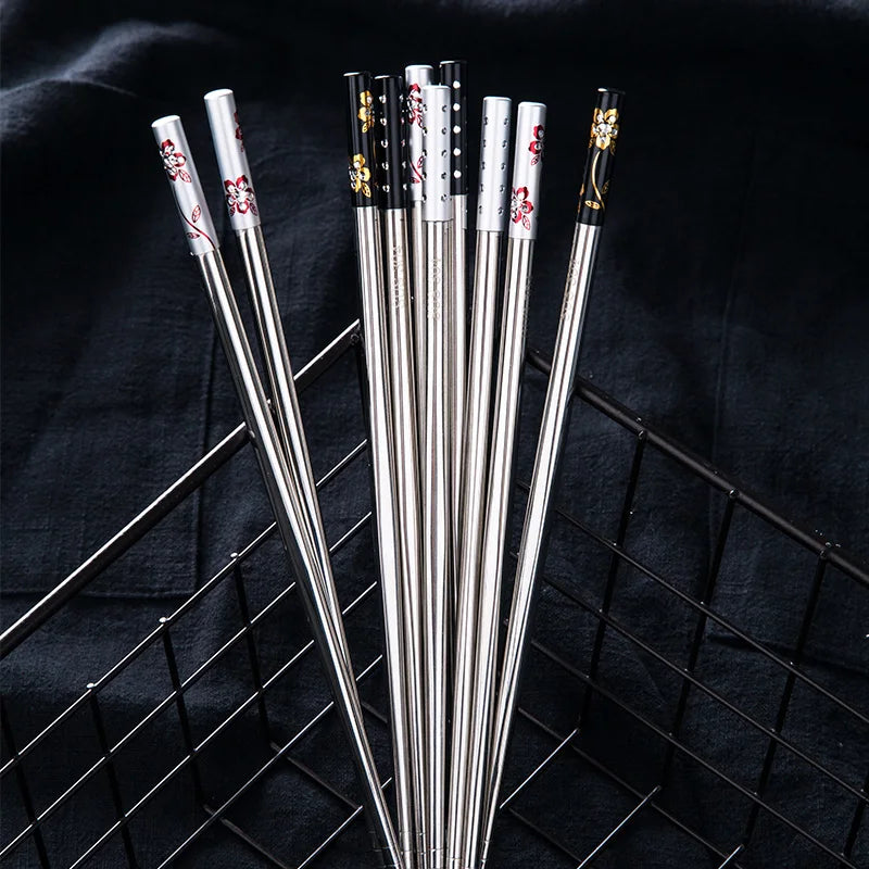 38cm Edelstahl Kochstäbchen - Lange Essstäbchen Für Hot Pot & Kochen