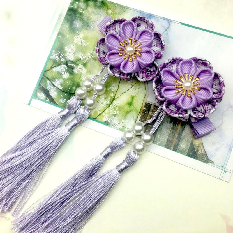 Kanzashi Haarspange Tado (5 Farben)