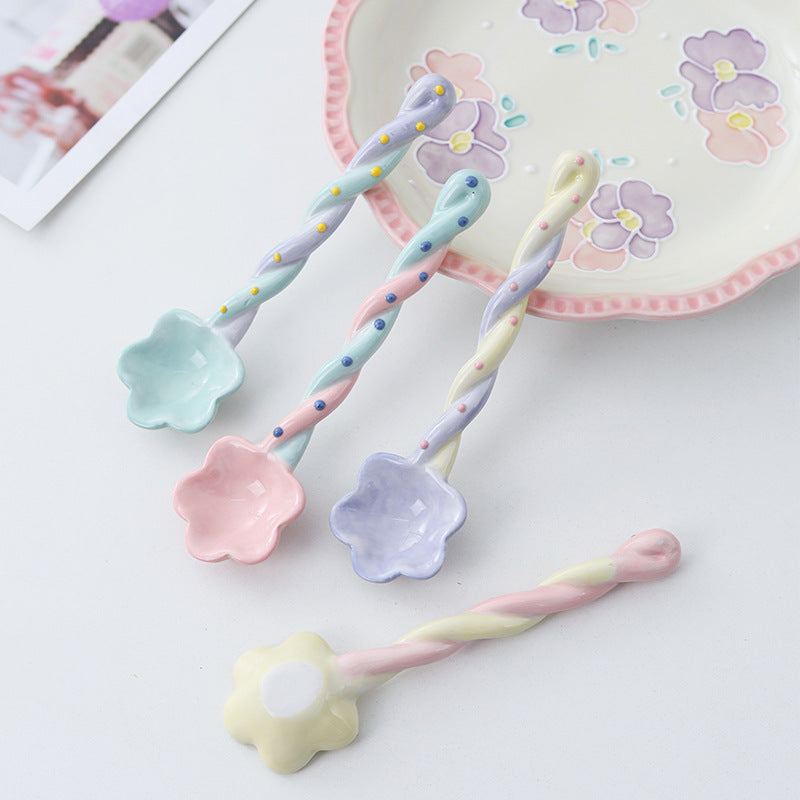 Keramiklöffel Kawaii (4 Farben)