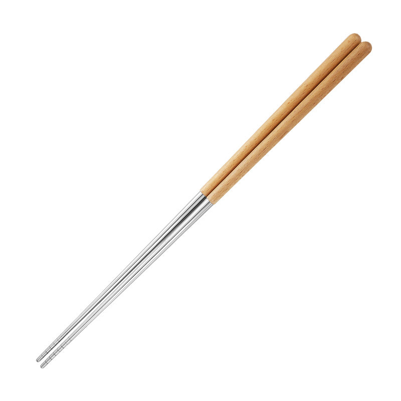 Kochstäbchen Hohki aus Edelstahl und Holz