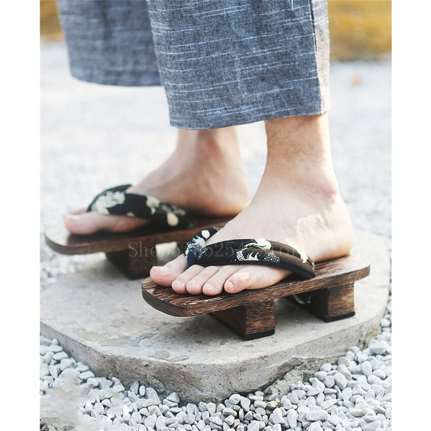 Herren Geta Sandalen Noguchi aus Paulownia-Holz – Bild 16
