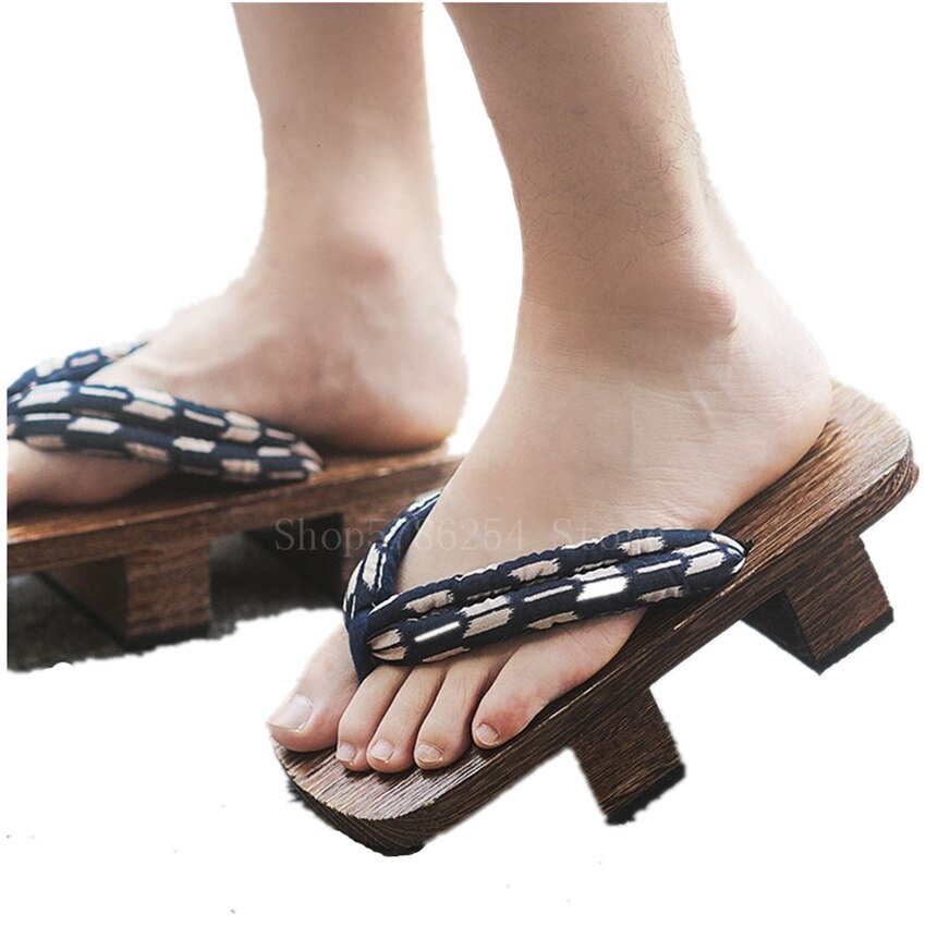 Herren Geta Sandalen Noguchi aus Paulownia-Holz