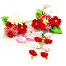 2 Stück Kanzashi Haarschmuck Amagata