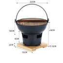 Sukiyaki Topf mit Stövchen Otagiri (2 Farben)