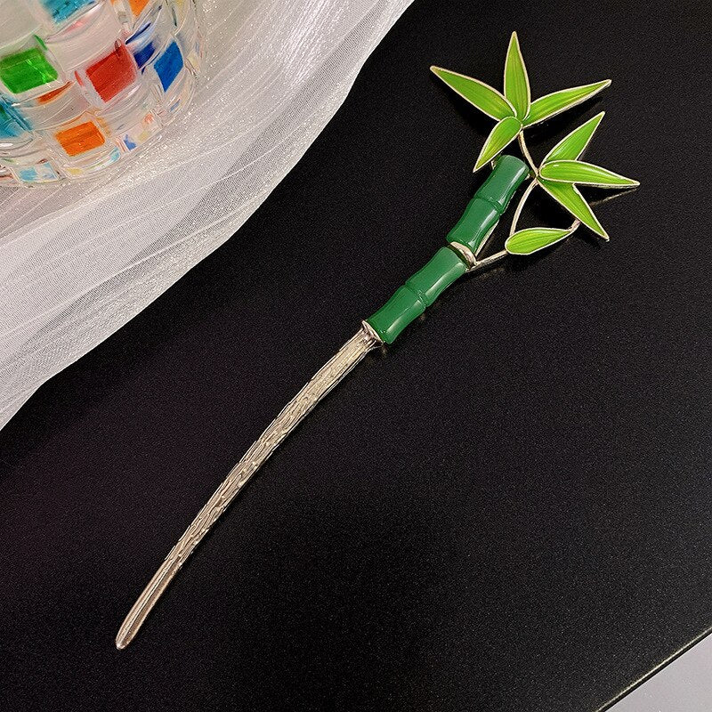 Kanzashi Bambus Haarnadel Agano