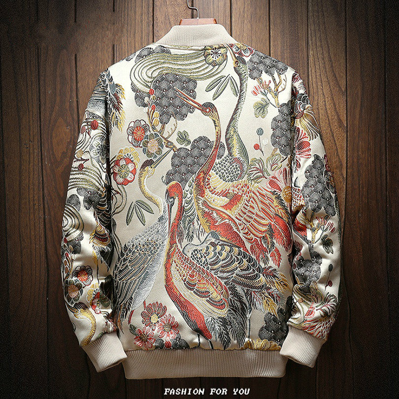 Bestickte Herren Jacke Kawano im japanischen Stil – Bild 3