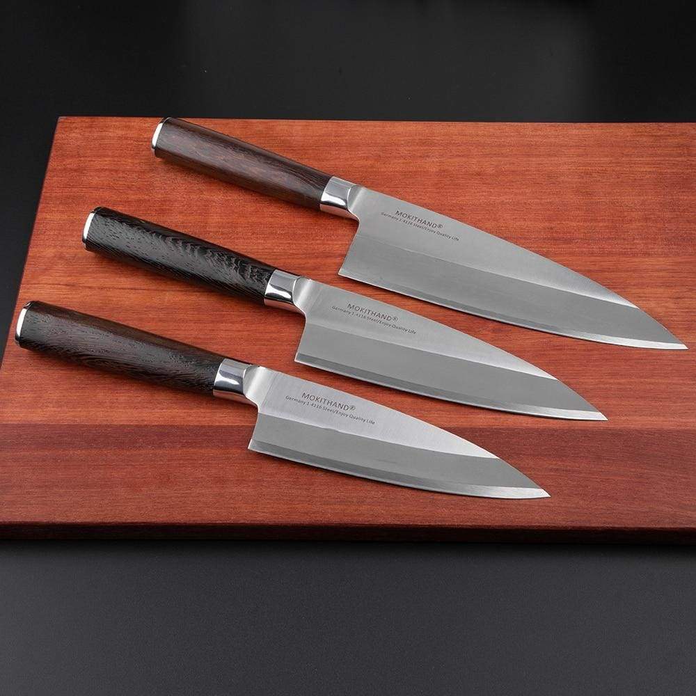 Deba Damascus Knife Shun - Knives
