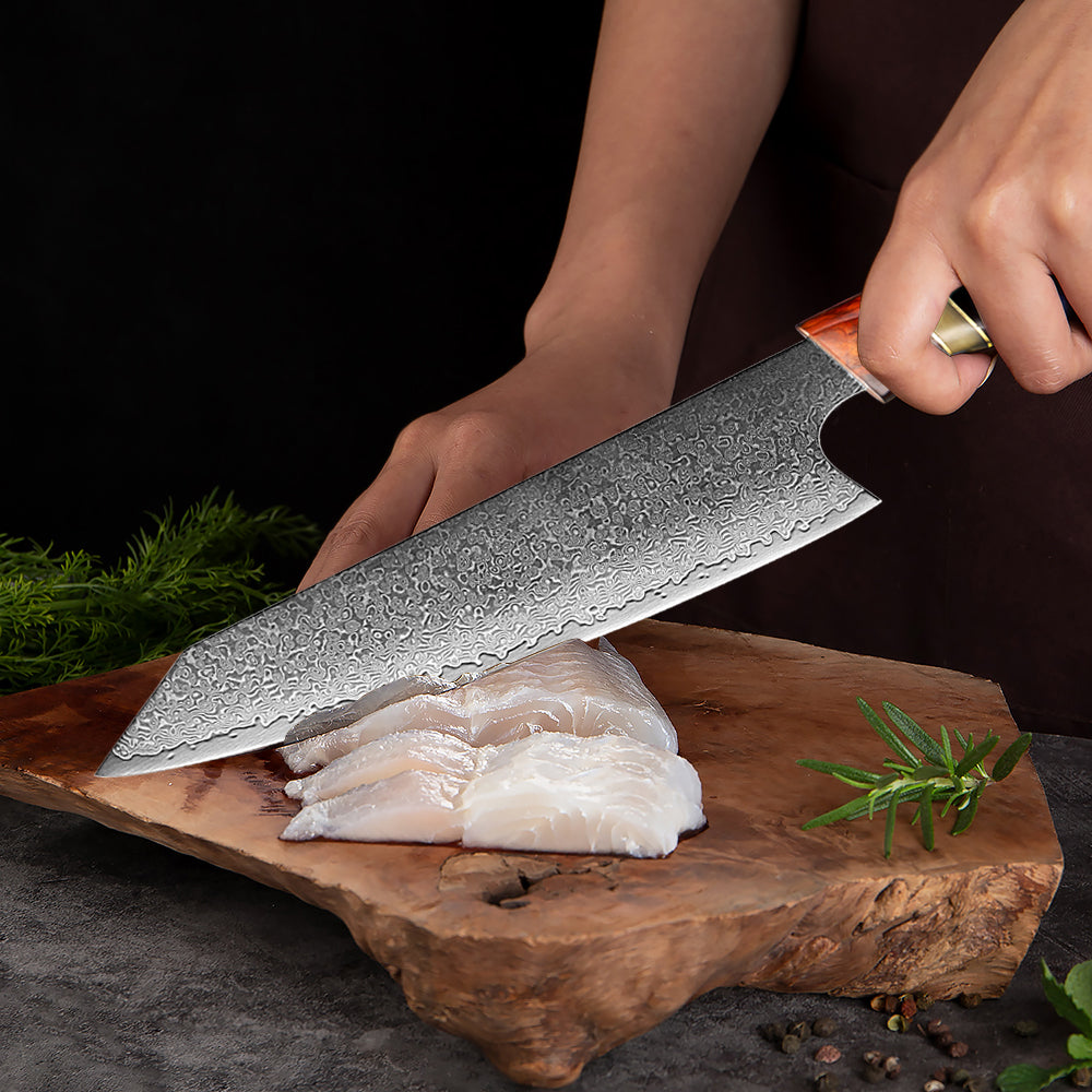 Kiritsuke Damastmesser Kyusui.