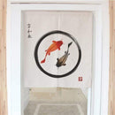 Door Curtain Matsuyama - 01 / 80x90cm (31 5x35 4) / Tube Curtain - Curtains