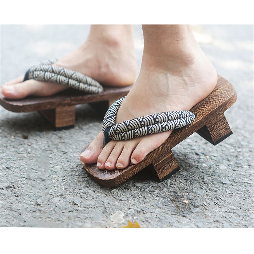 Herren Geta Sandalen Noguchi aus Paulownia-Holz – Bild 17