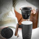 Keramik Teetasse mit Filter Hijoka (2 Farben)