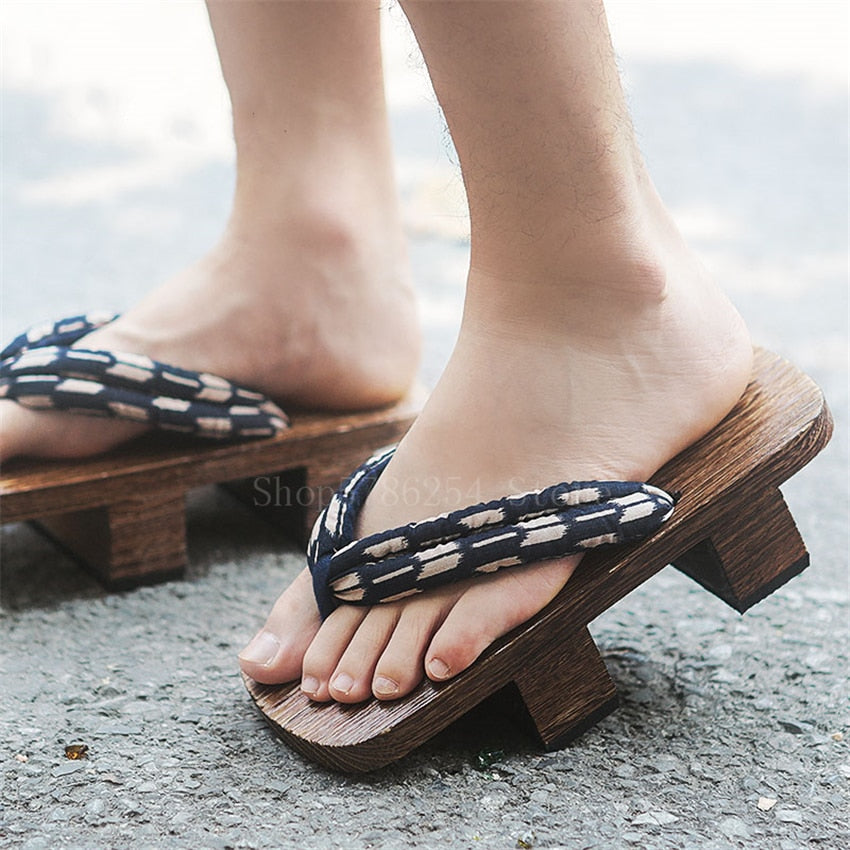 Herren Geta Sandalen Noguchi aus Paulownia-Holz – Bild 7