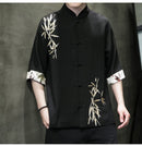 Besticktes Tang Hemd Saeki (4 Farben)